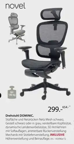 Zurbrüggen Novel drehstuhl dominic Angebot