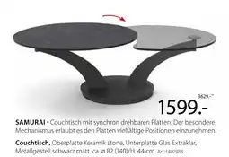 Zurbrüggen Samurai couchtisch Angebot