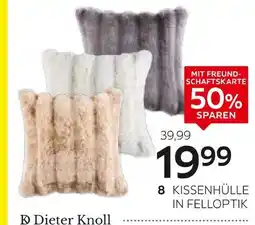 XXXLutz Dieter knoll kissenhülle in felloptik „genius“ Angebot