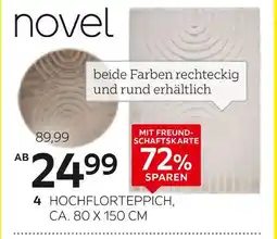 XXXLutz Novel hochflorteppich „treviso“ ca. 80 x 150 cm Angebot