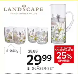 XXXLutz Landscape gläser-set colorful spring Angebot