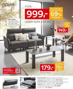 XXXLutz Leder-sofa 2-sitzig Angebot