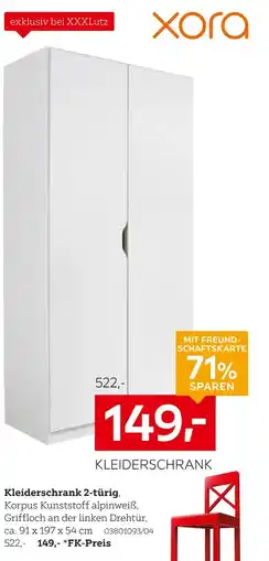 XXXLutz Kleiderschrank 2-türig Angebot