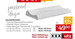 XXXLutz Nackenkissen ca. 65 x 8 x 32 cm Angebot