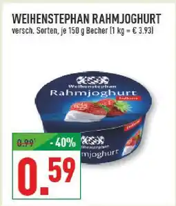 Marktkauf Weihenstephan rahmjoghurt Angebot