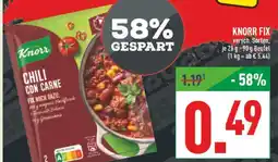 Marktkauf Knorr chili con carne fix Angebot