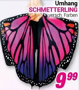 CENTERSHOP Umhang SCHMETTERLING Angebot