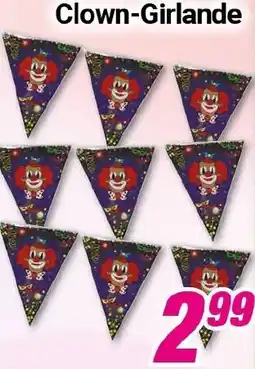 CENTERSHOP Clown-Girlande Angebot