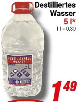 CENTERSHOP Destilliertes Wasser Angebot