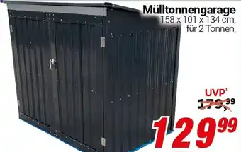 CENTERSHOP Mülltonnengarage Angebot