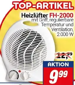 CENTERSHOP Heizlüfter FH-2000 Angebot