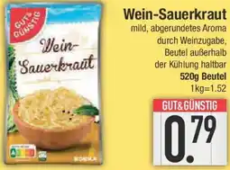 E-Center Gut & Günstig Wein-Sauerkraut Angebot