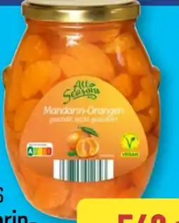 Aldi Nord All Seasons Mandarin Orangen XXL Angebot