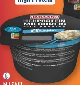 Aldi Nord Milsani High-Protein-Milchreis Angebot
