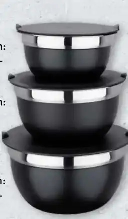 Aldi Nord Crofton Schüssel-Set 3tlg Angebot