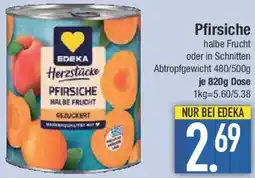 E-Center EDEKA Herzstücke Pfirsiche Angebot