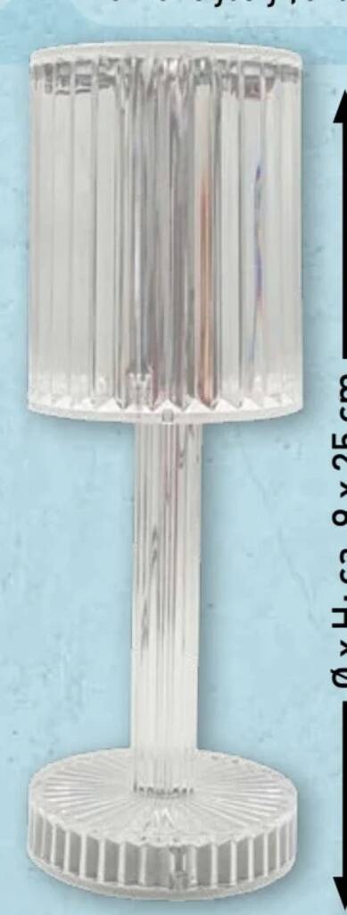 Led Kristall Lampe