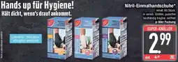 E-Center Gut & Günstig Nitril-Einmalhandschuhe Angebot
