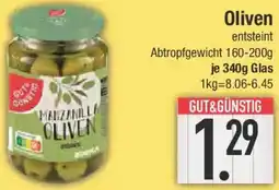 E-Center Gut & Günstig Oliven Angebot
