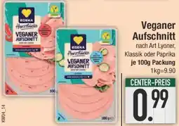 E-Center Edeka Veganer Aufschnitt Angebot