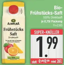 E-Center Alnatura Bio Frühstücks-Saft Angebot