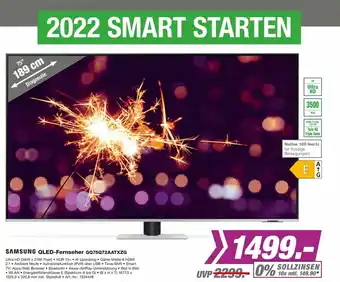 EP Samsung QLED-Fernseher 75" | GQ75Q72AATXZG Angebot