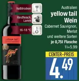 E-Center Australien yellow tail Wein Angebot