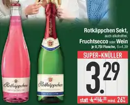 E-Center Rotkäppchen Sekt, Fruchtsecco oder Wein Angebot