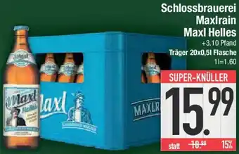 E-Center Schlossbrauerei Maxlrain Maxl Helles Angebot