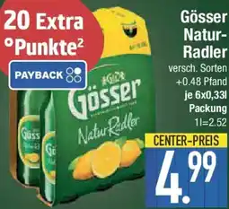 E-Center Gösser Natur Radler Angebot