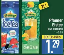 E-Center Pfanner Eistee Angebot