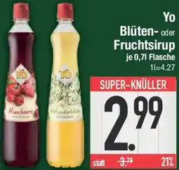 E-Center Yo Blüten- oder Fruchtsirup Angebot