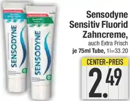 E-Center Sensodyne Sensitiv Fluorid Zahncreme Angebot