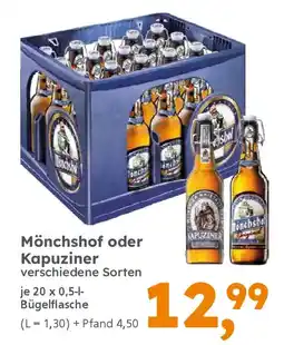 Globus Baumarkt Mönchshof oder Kapuziner Angebot