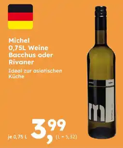Globus Baumarkt Michel Weine Bacchus oder Rivaner Angebot