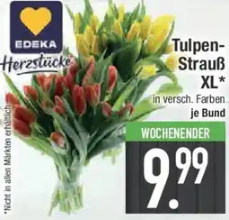 E-Center EDEKA Herzstücke Tulpen Strauß XL Angebot