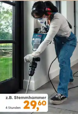 Globus Baumarkt GLOBUS BAUMARKT Maschinen- VERMIETUNG z.B. Stemmhammer Angebot