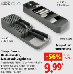 Lidl Joseph Joseph Besteckkasten/ Messerordnungshelfer Angebot