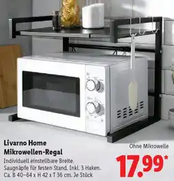 Lidl Livarno Home Mikrowellen-Regal Angebot