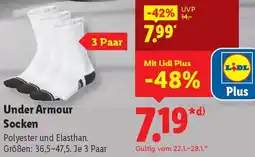 Lidl Under Armour Socken Angebot