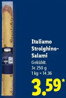 Lidl Italiamo Strolghino Salami Angebot