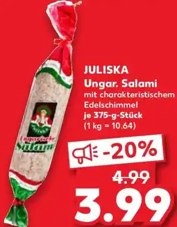 Kaufland JULISKA Ungar. Salami Angebot