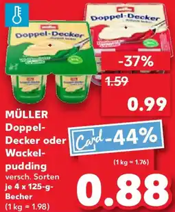 Kaufland MÜLLER Doppel-Decker oder Wackelpudding Angebot