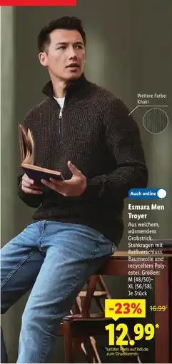 Lidl Esmara men troyer Angebot