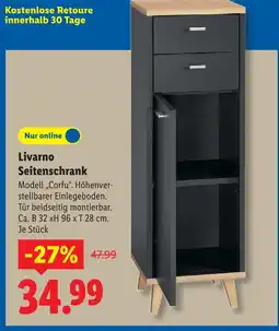 Lidl Livarno seitenschrank Angebot