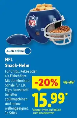 Lidl Nfl snack-helm Angebot