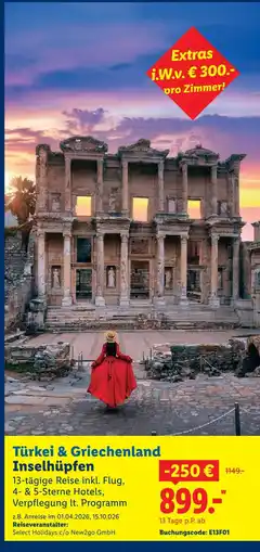 Lidl Lidl-reisen türkei & griechenland inselhüpfen Angebot