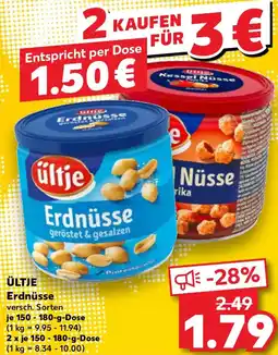 Kaufland ÜLTJE Erdnüsse Angebot