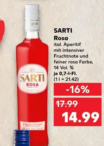 Kaufland Sarti rosa Angebot