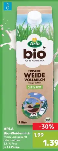 Kaufland Arla bio-weidemilch Angebot